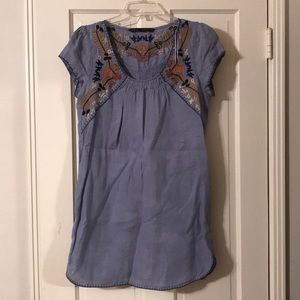Zara Embroidered Mini dress